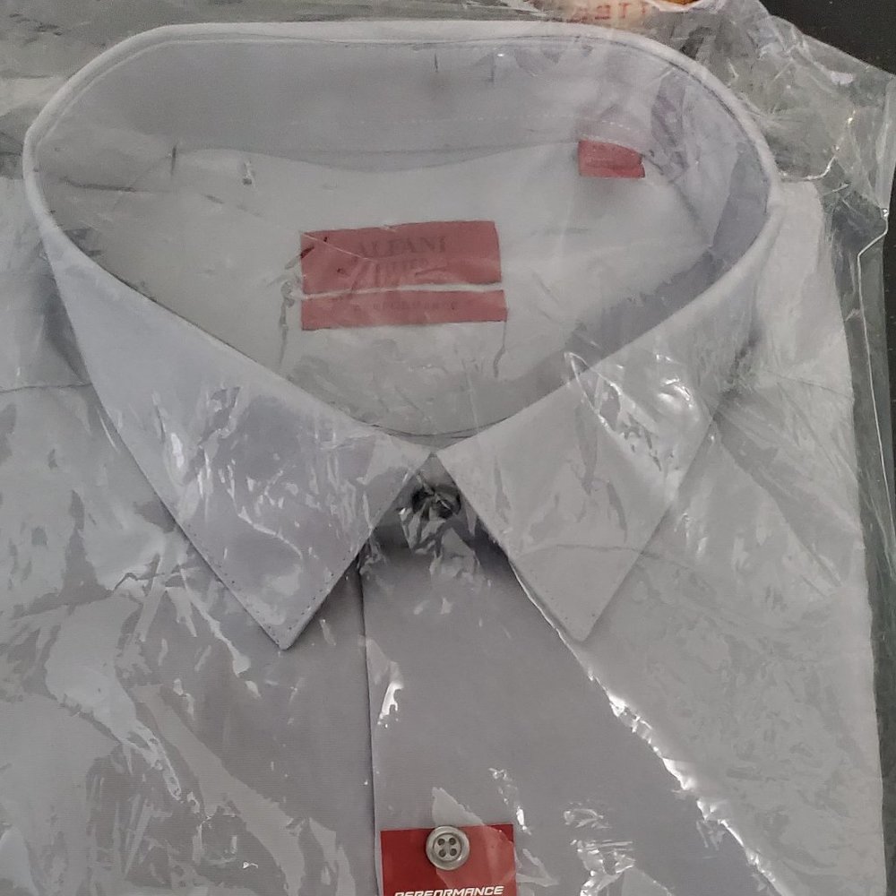 Alfani Fitted Performance Men's Shirt - Size L